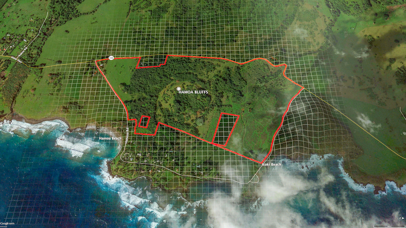 hamoa bluffs map hana ranch